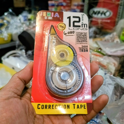 Y940 JENIA CORRECTION TAPE 12 Meter CT - 001 tipe x TIPEX