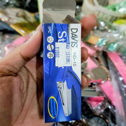 Y933 STAPLER DAVIS NO 10 DAVIS HD-10 ALAT STAPLESS METAL STAINLESS