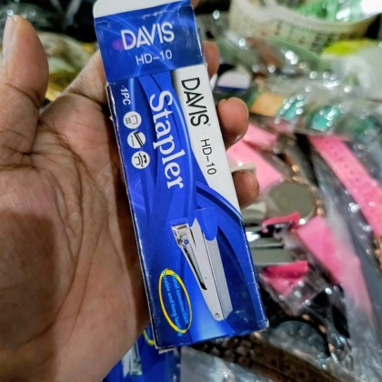 Y933 STAPLER DAVIS NO 10 DAVIS HD-10 ALAT STAPLESS METAL STAINLESS