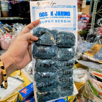 Y932 Perbiji jaring cuci piring jaring jala nilon jadul gosok Panci Jala Kecil