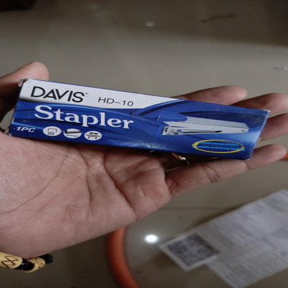 Y933 STAPLER DAVIS NO 10 DAVIS HD-10 ALAT STAPLESS METAL STAINLESS