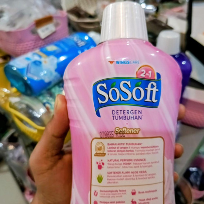 Y929 Detergen Cair Sosoft 700Ml Detergen Tumbuhan