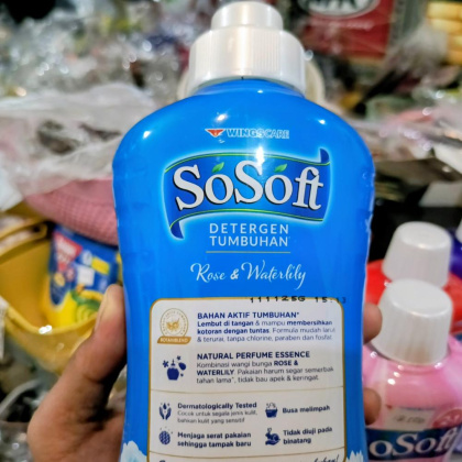 Y929 Detergen Cair Sosoft 700Ml Detergen Tumbuhan