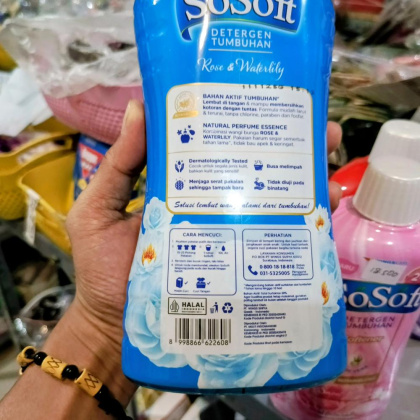 Y929 Detergen Cair Sosoft 700Ml Detergen Tumbuhan