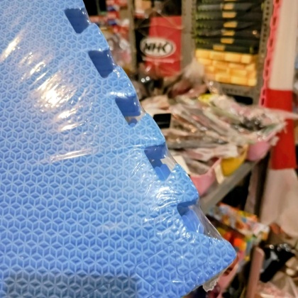 Z183 30x30cm tebal 1cm isi 9lembar SNI Puzzle Eva Mat Polos matras alas karpet matras mainan anak playmat