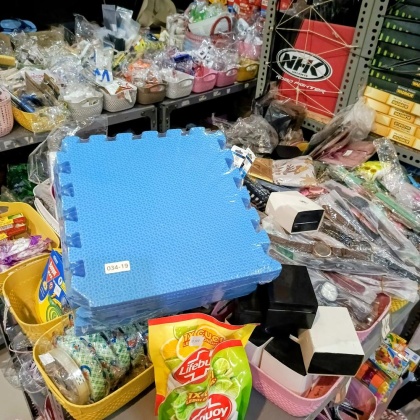 Z183 30x30cm tebal 1cm isi 9lembar SNI Puzzle Eva Mat Polos matras alas karpet matras mainan anak playmat