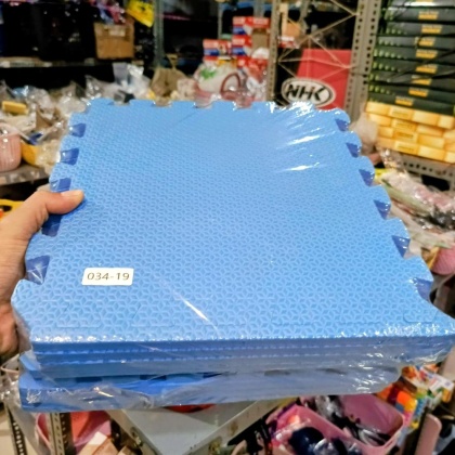 Z183 30x30cm tebal 1cm isi 9lembar SNI Puzzle Eva Mat Polos matras alas karpet matras mainan anak playmat