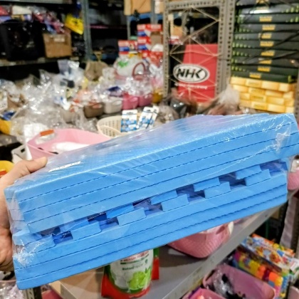 Z183 30x30cm tebal 1cm isi 9lembar SNI Puzzle Eva Mat Polos matras alas karpet matras mainan anak playmat