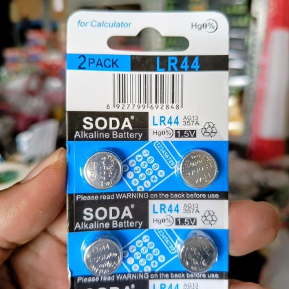 Z548 LR44 AG13 357A 1.5V SODA ALKALIINE BATERAI Baterai harga per biji baterai pil tablet kancing kalkulator mainan anak baterai bulat bundar