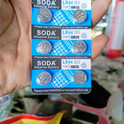 Z548 LR44 AG13 357A 1.5V SODA ALKALIINE BATERAI Baterai harga per biji baterai pil tablet kancing kalkulator mainan anak baterai bulat bundar