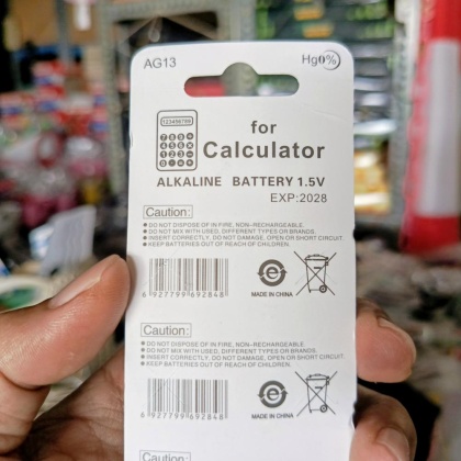 Z548 LR44 AG13 357A 1.5V SODA ALKALIINE BATERAI Baterai harga per biji baterai pil tablet kancing kalkulator mainan anak baterai bulat bundar