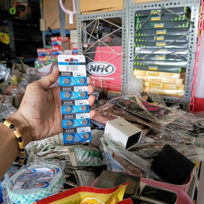 Z548 LR44 AG13 357A 1.5V SODA ALKALIINE BATERAI Baterai harga per biji baterai pil tablet kancing kalkulator mainan anak baterai bulat bundar