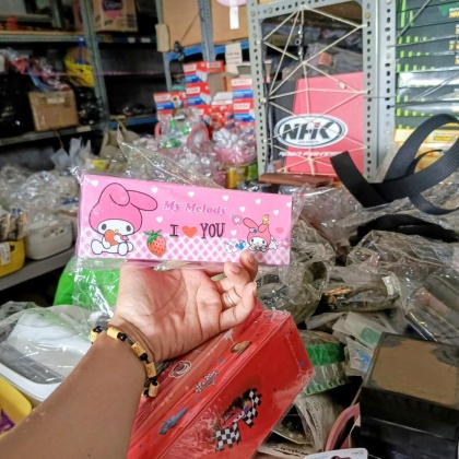 Y923 tepak kotak pensil dus magnet pensil case tempat pensil DUS fancy tepak anak