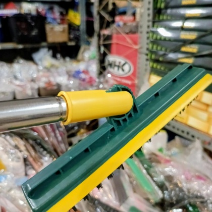 Y924 Sikat Lantai Sikat Sapu 2in1 Kamar mandi Sikat Gagang wiper kaca gagang stailness sambung panjang pendek